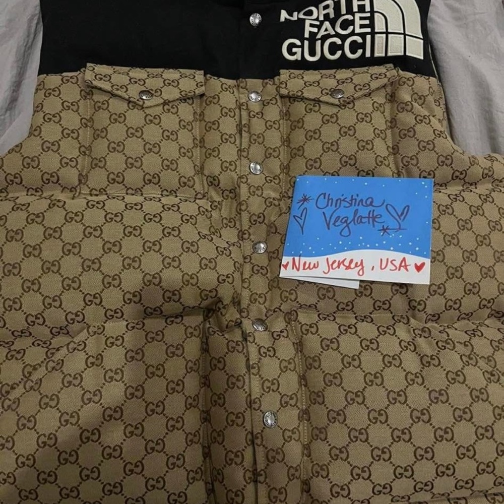 Gucci x North Face collab Puffer Vest - Rare 
•limited quantities released•